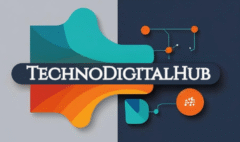 TechnoDigitalHub logo representing digital marketing services and visual branding